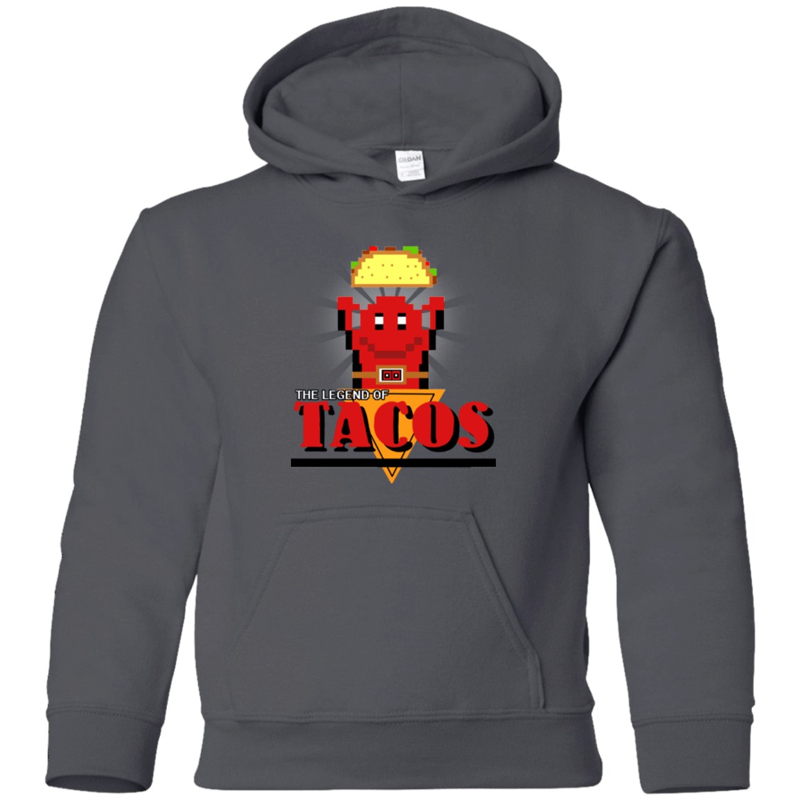Sweatshirts Charcoal / YS Legend of Tacos Youth Hoodie