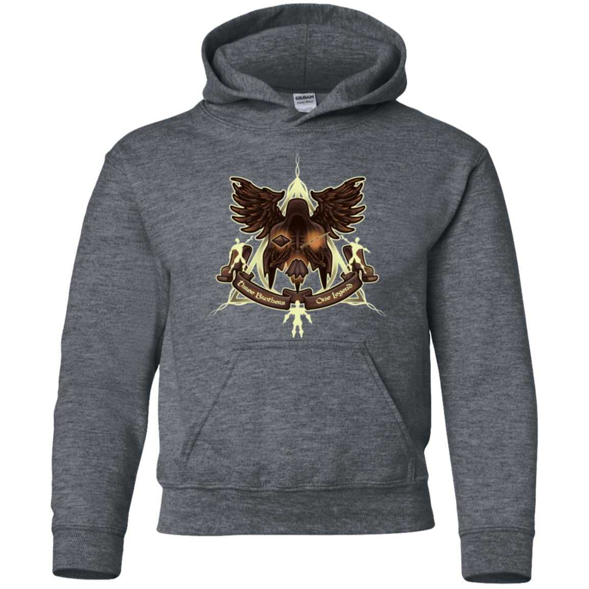 Sweatshirts Dark Heather / YS LEGEND Youth Hoodie