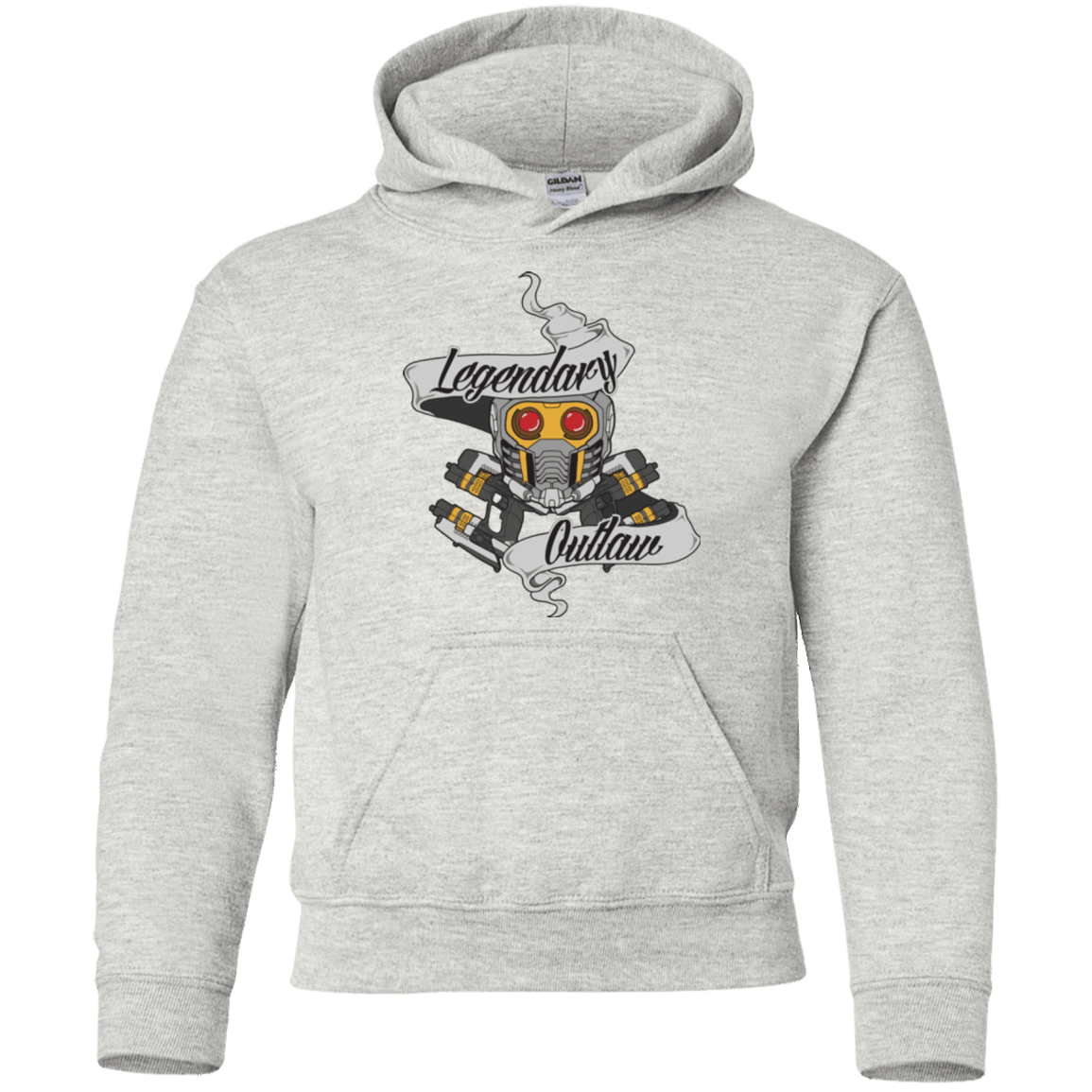 Sweatshirts Ash / YS Legendary Outlaw Youth Hoodie