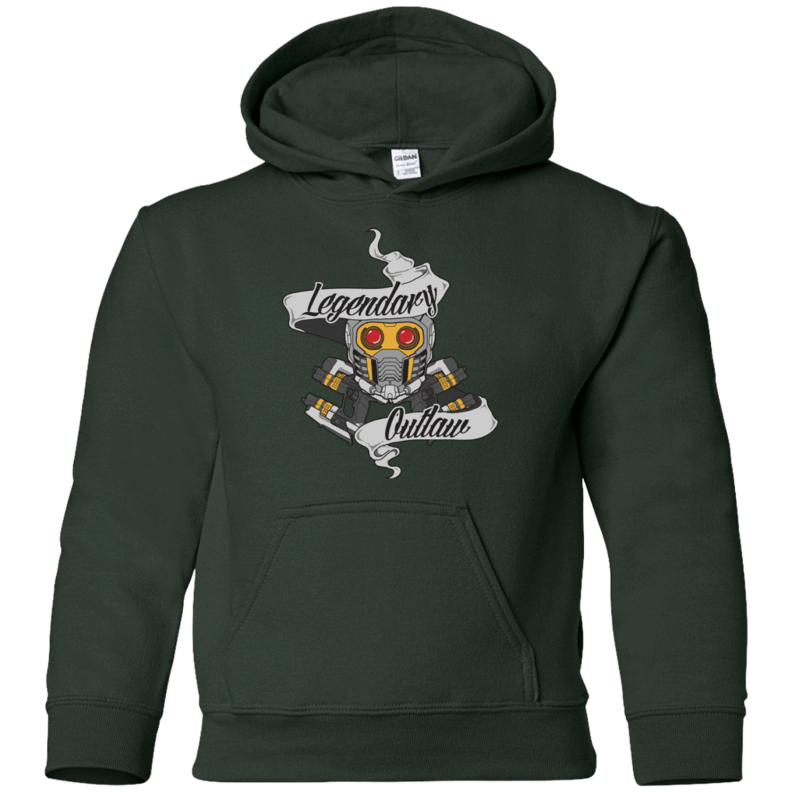 Sweatshirts Forest Green / YS Legendary Outlaw Youth Hoodie