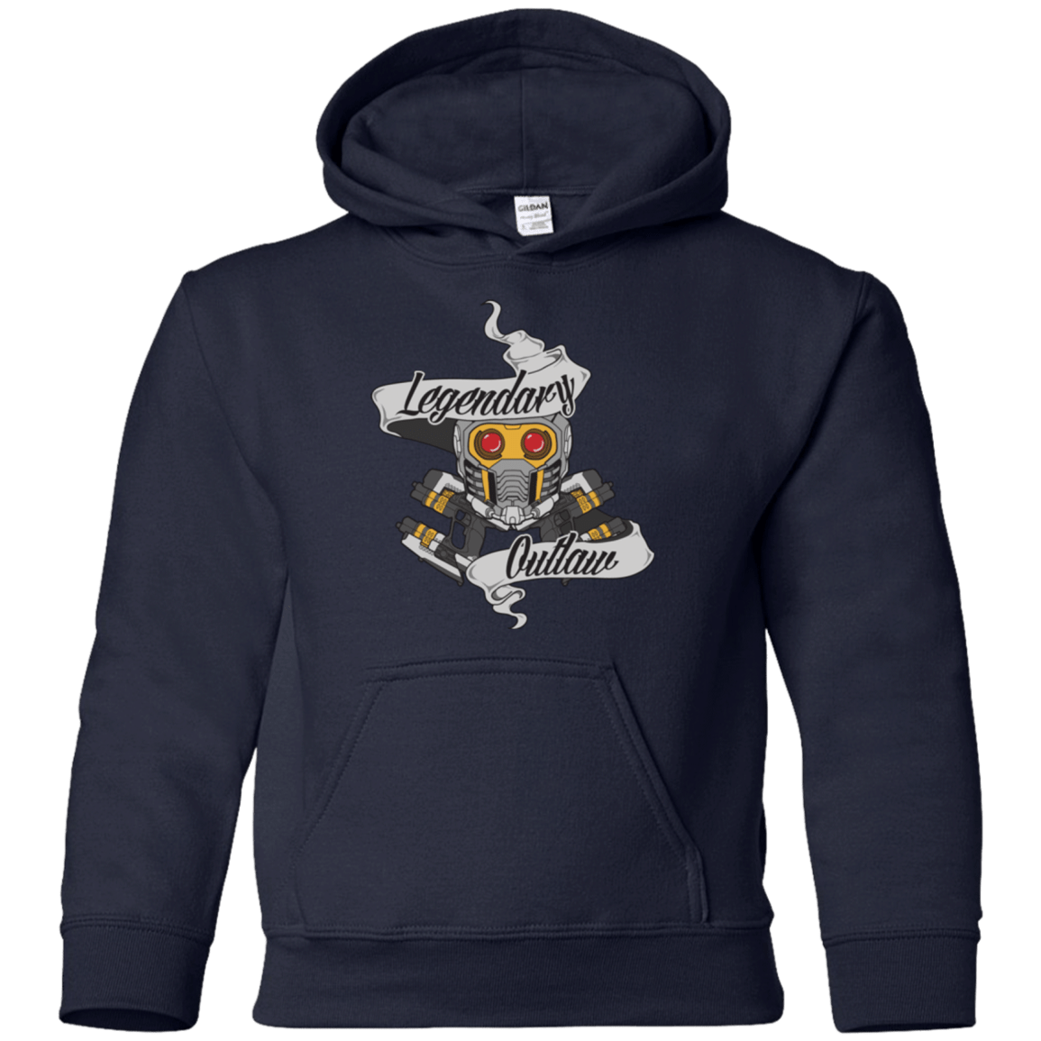 Sweatshirts Navy / YS Legendary Outlaw Youth Hoodie