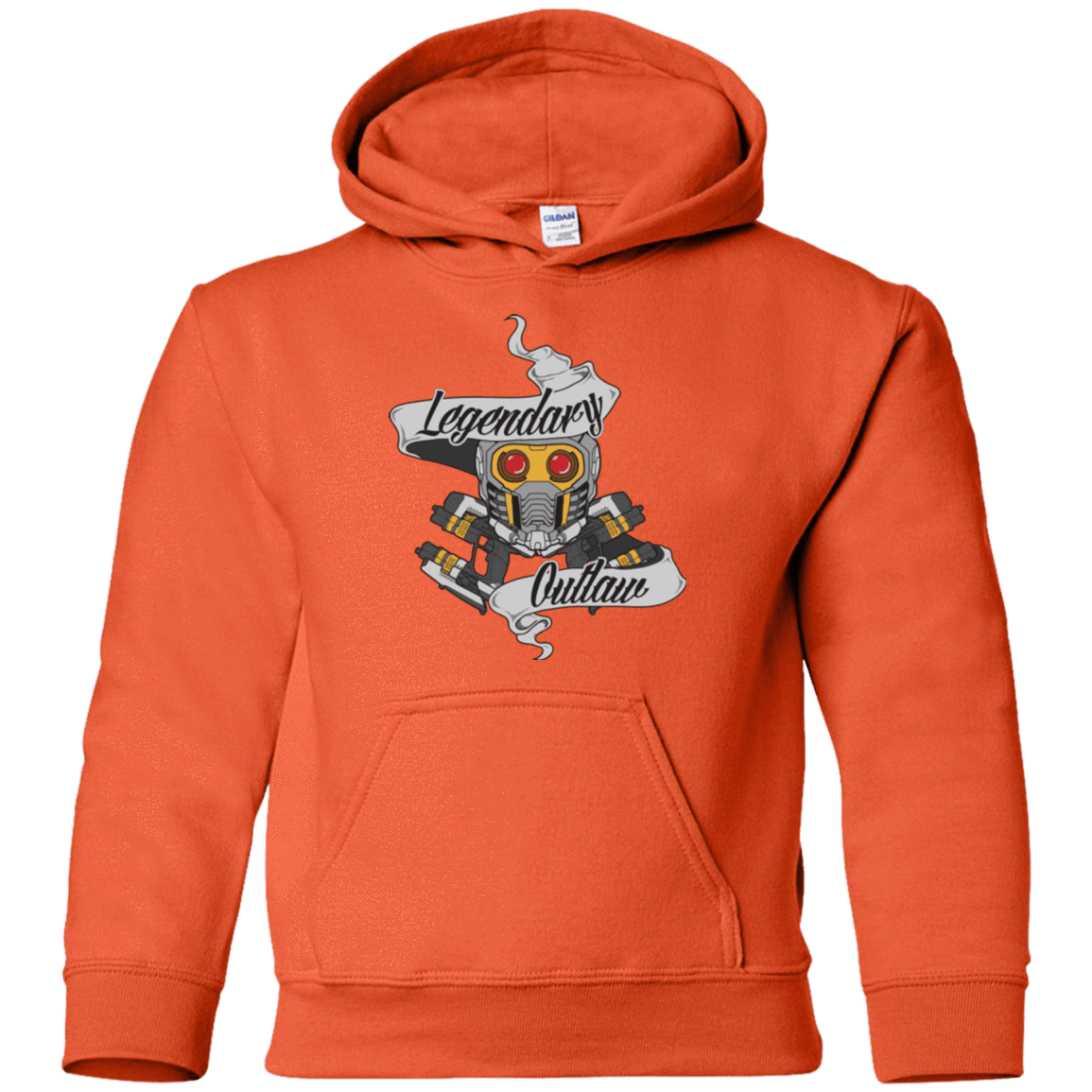 Sweatshirts Orange / YS Legendary Outlaw Youth Hoodie