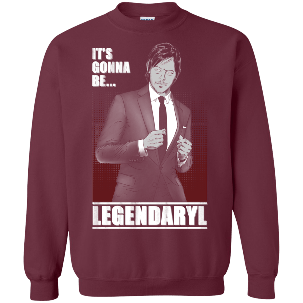 Sweatshirts Maroon / Small Legendaryl Crewneck Sweatshirt