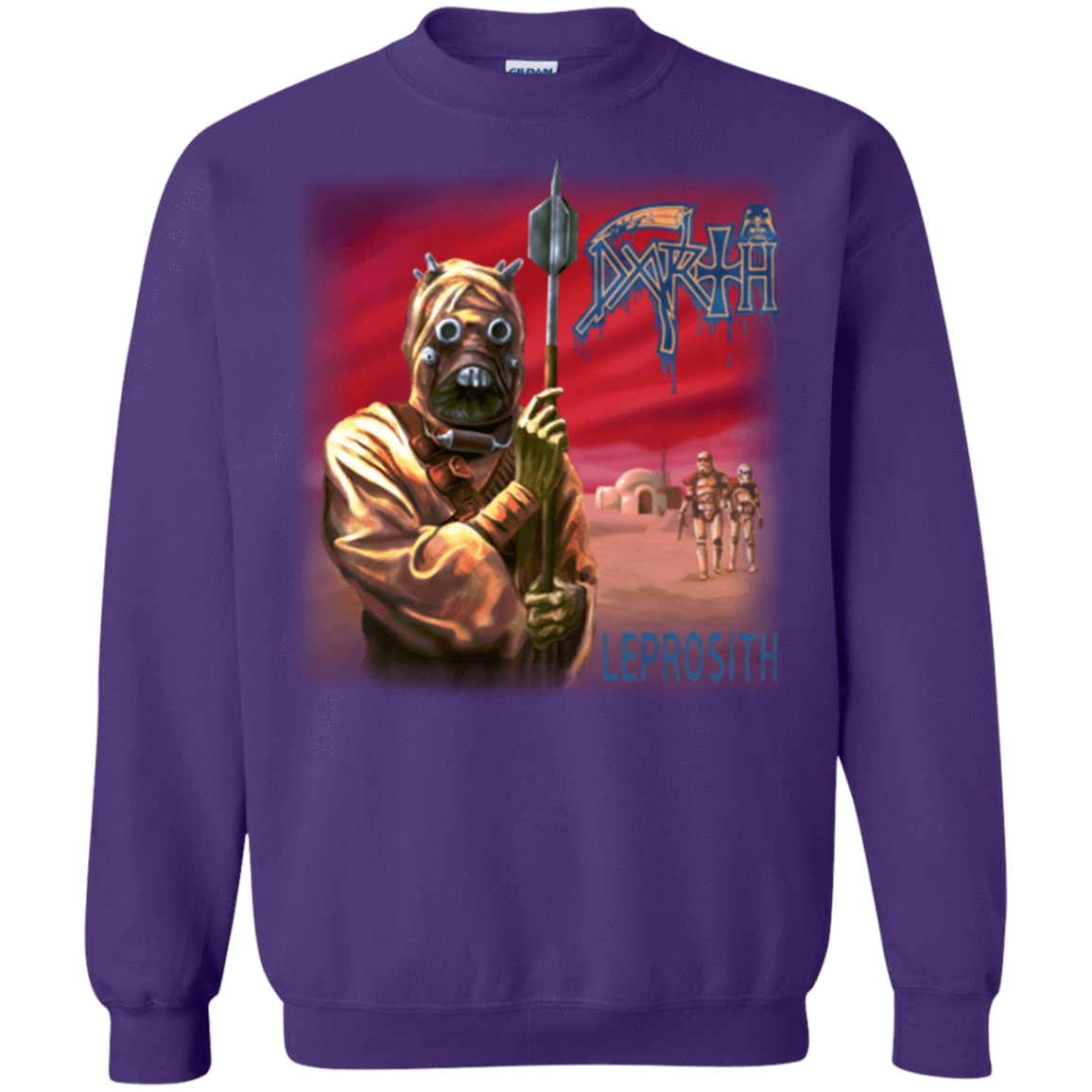 Sweatshirts Purple / Small LEPROSITH2 Crewneck Sweatshirt
