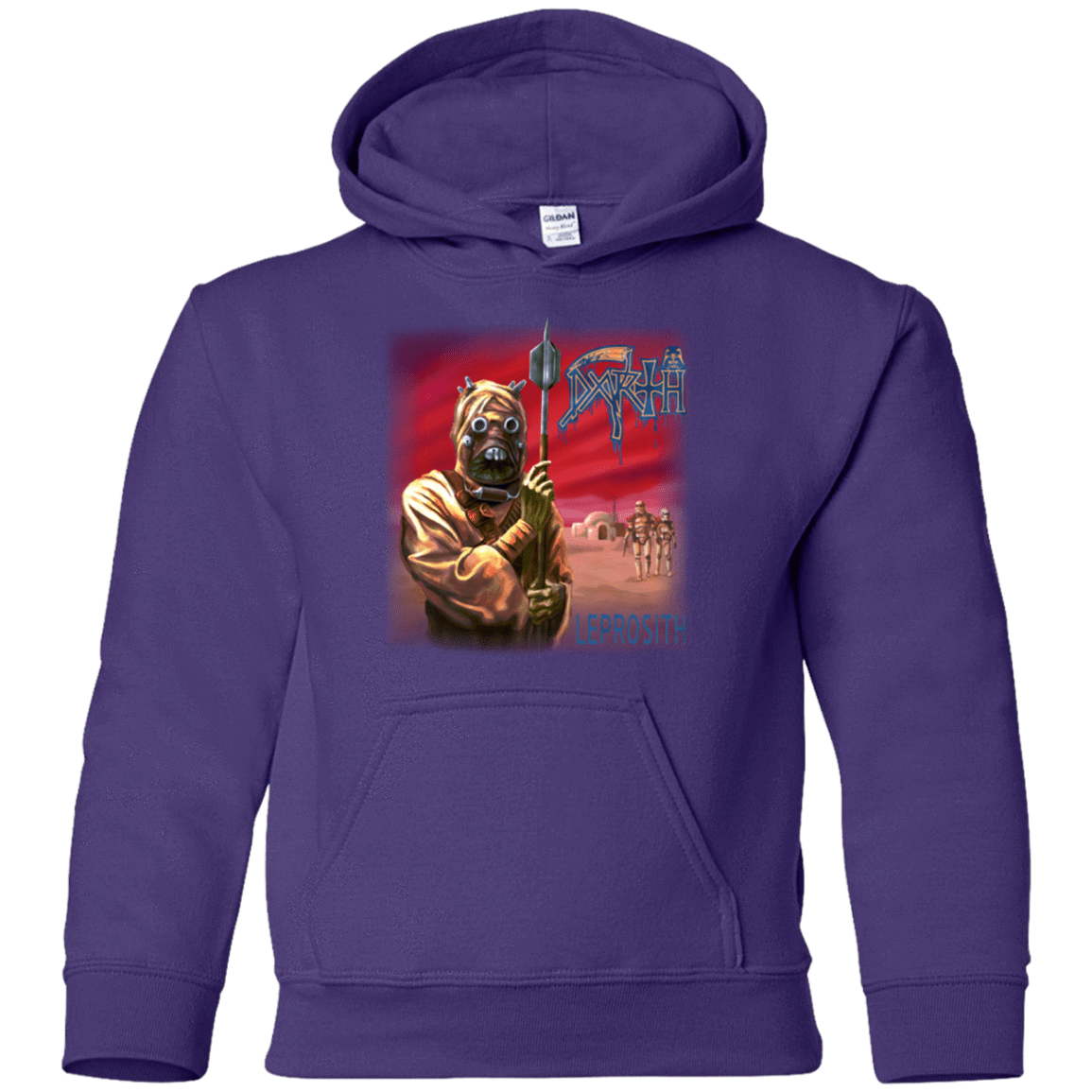 Sweatshirts Purple / YS LEPROSITH2 Youth Hoodie