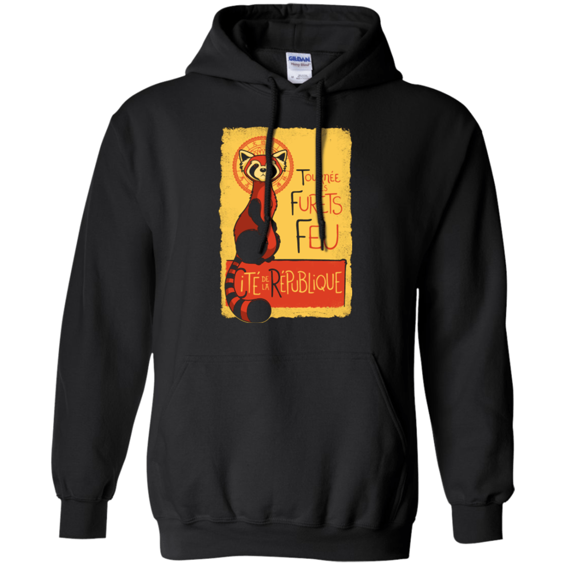Sweatshirts Black / Small Les Furets de Feu Pullover Hoodie