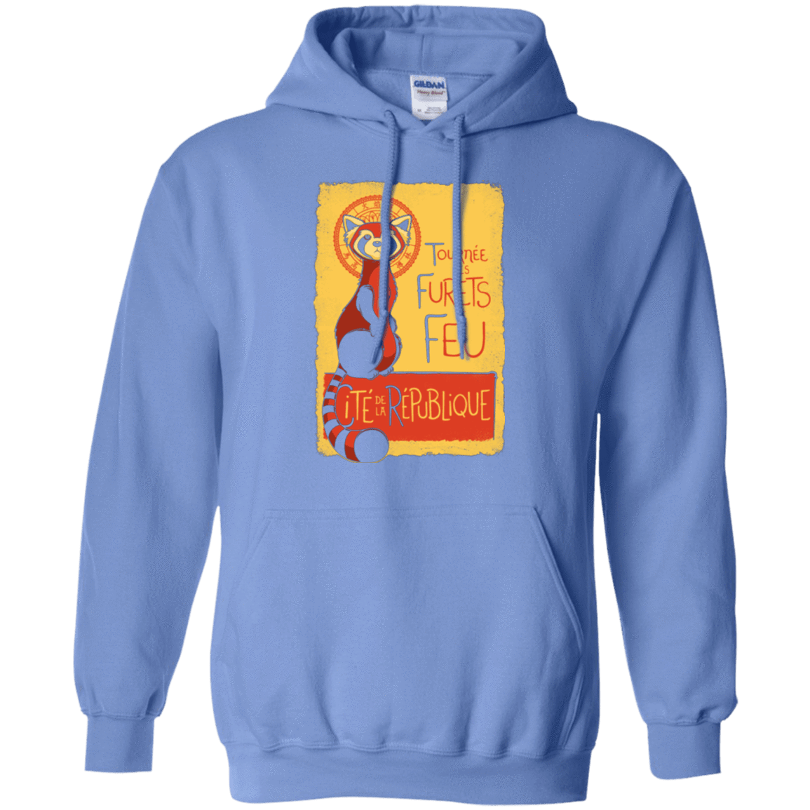 Sweatshirts Carolina Blue / Small Les Furets de Feu Pullover Hoodie