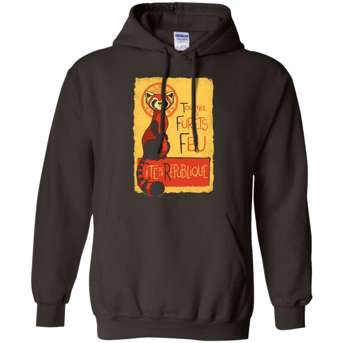 Sweatshirts Dark Chocolate / Small Les Furets de Feu Pullover Hoodie