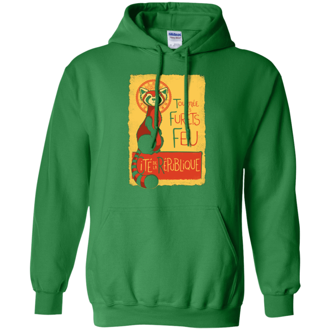 Sweatshirts Irish Green / Small Les Furets de Feu Pullover Hoodie