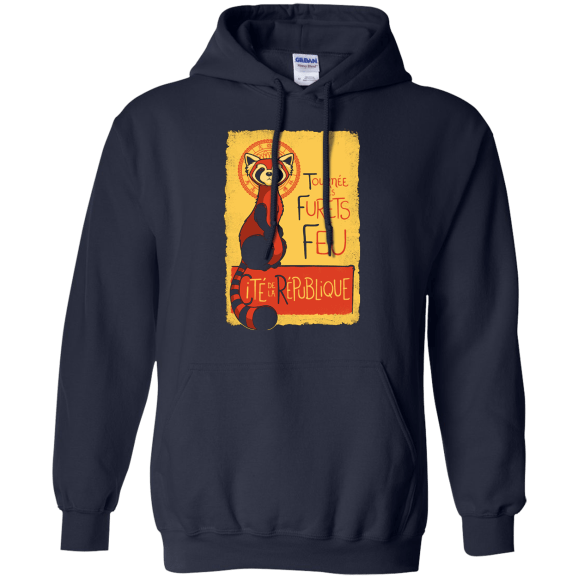Sweatshirts Navy / Small Les Furets de Feu Pullover Hoodie