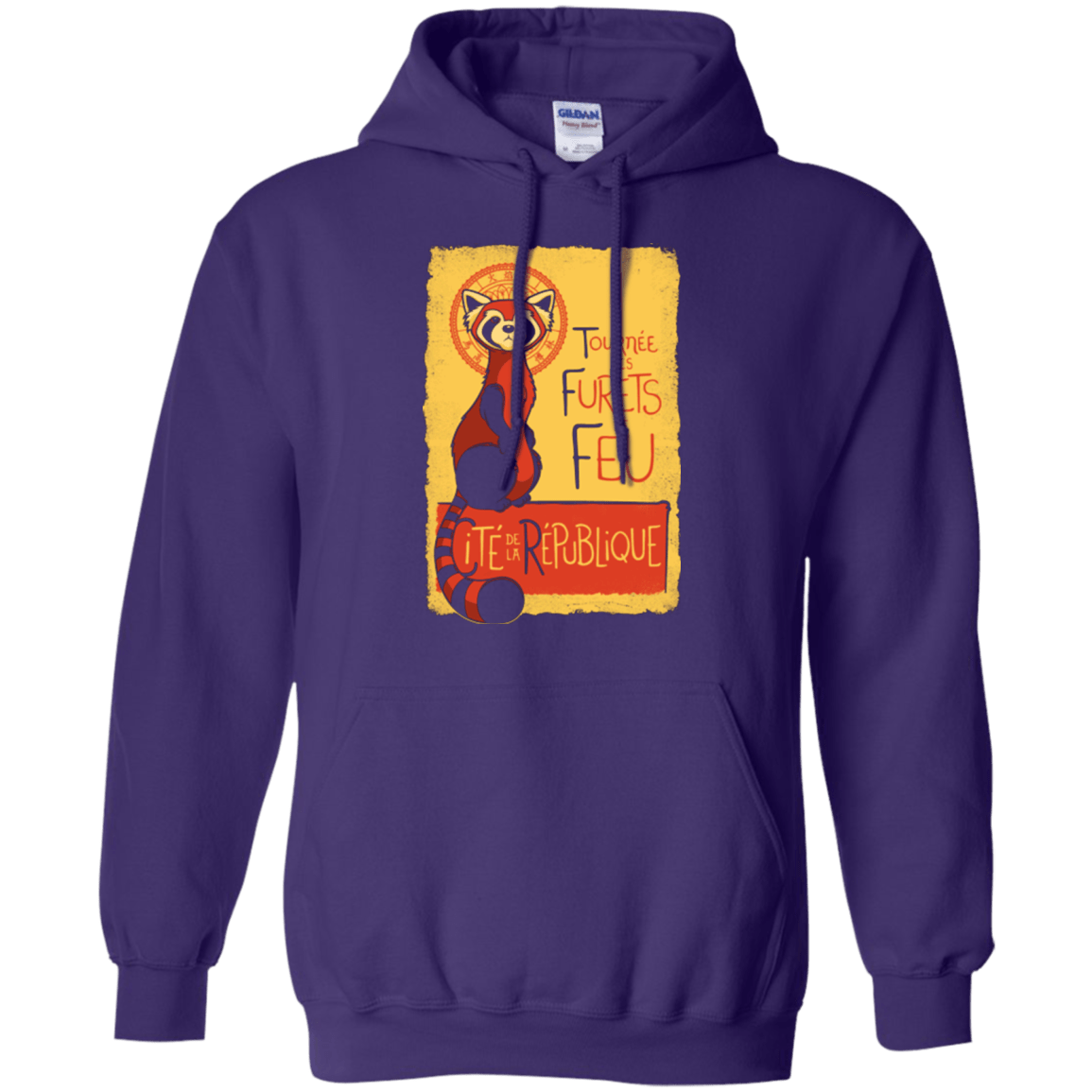 Sweatshirts Purple / Small Les Furets de Feu Pullover Hoodie