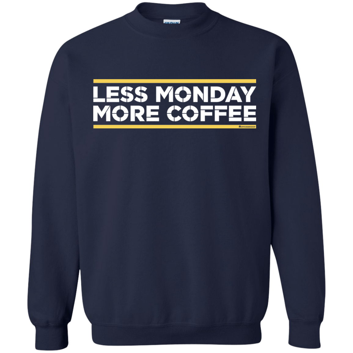 Sweatshirts Navy / Small Less Monday More Coffee Crewneck Sweatshirt