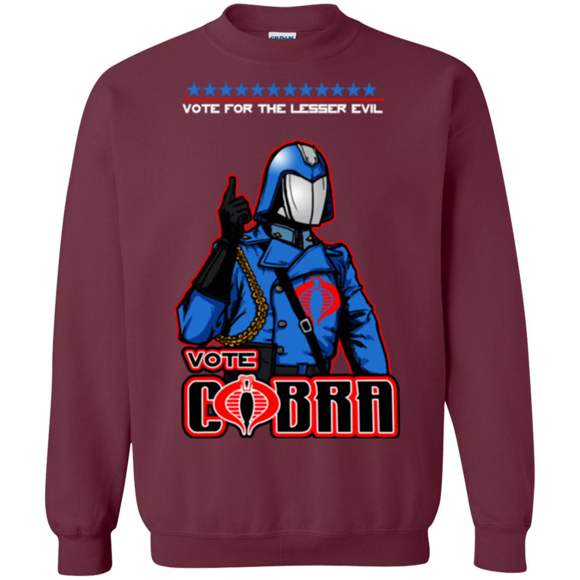 Sweatshirts Maroon / Small Lesser Evil Crewneck Sweatshirt