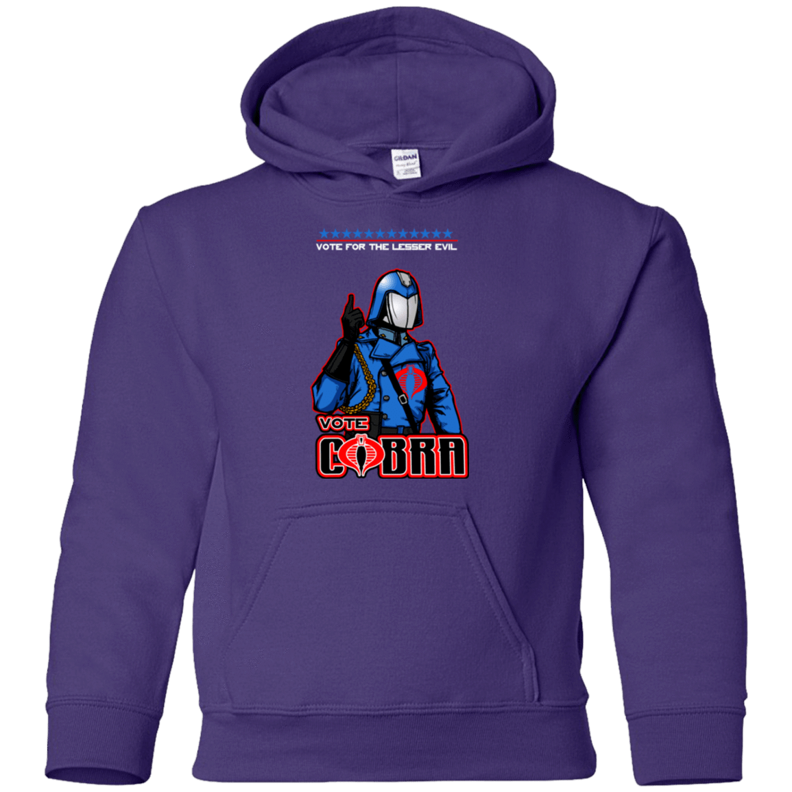 Sweatshirts Purple / YS Lesser Evil Youth Hoodie