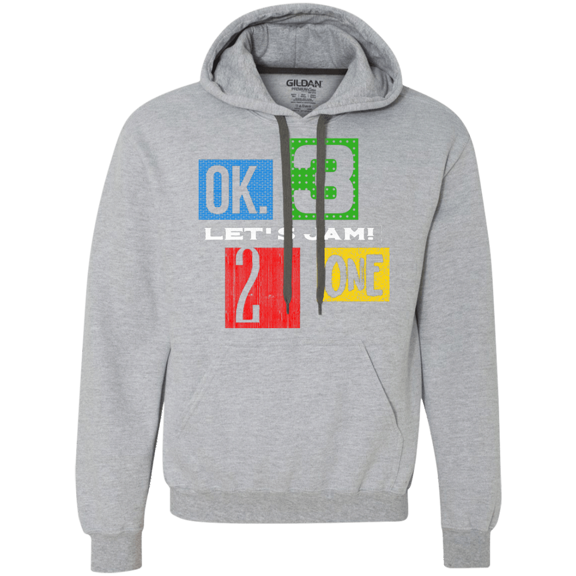 Sweatshirts Sport Grey / S Let's Jam Premium Fleece Hoodie