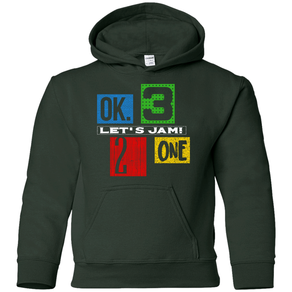 Sweatshirts Forest Green / YS Let's Jam Youth Hoodie