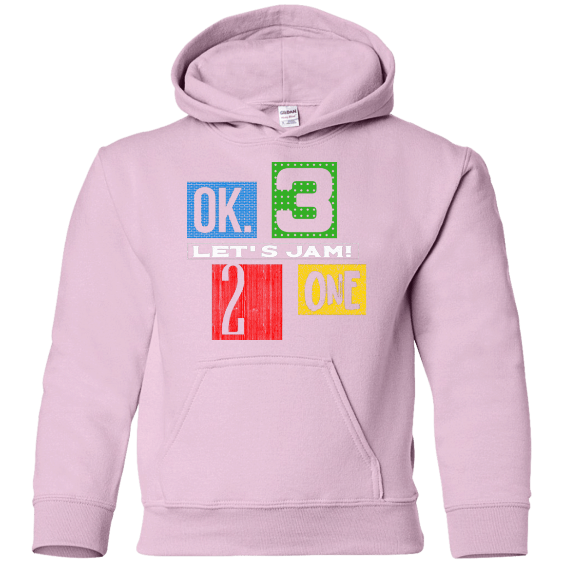 Sweatshirts Light Pink / YS Let's Jam Youth Hoodie