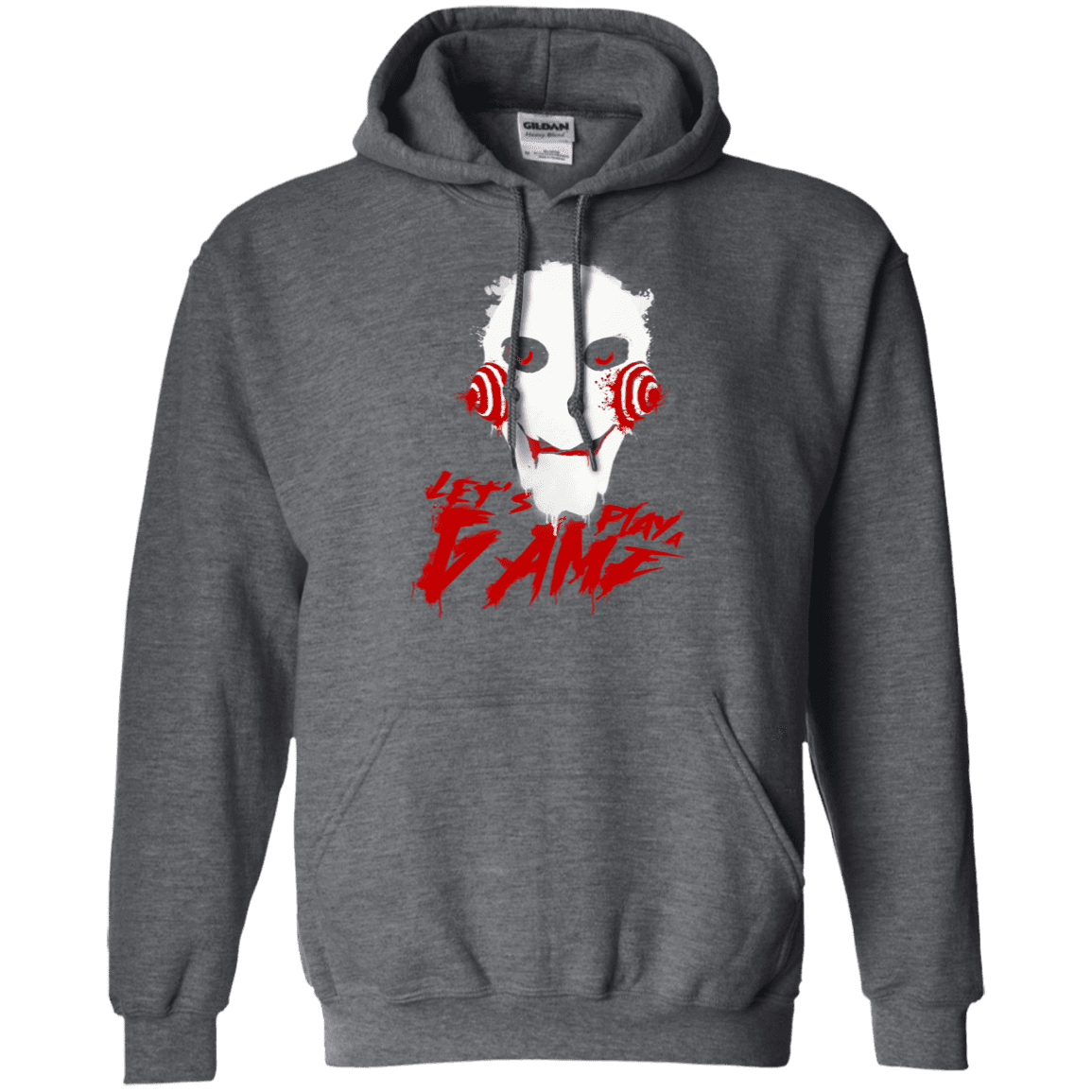Sweatshirts Dark Heather / S Let's Play A Game Pullover Hoodie