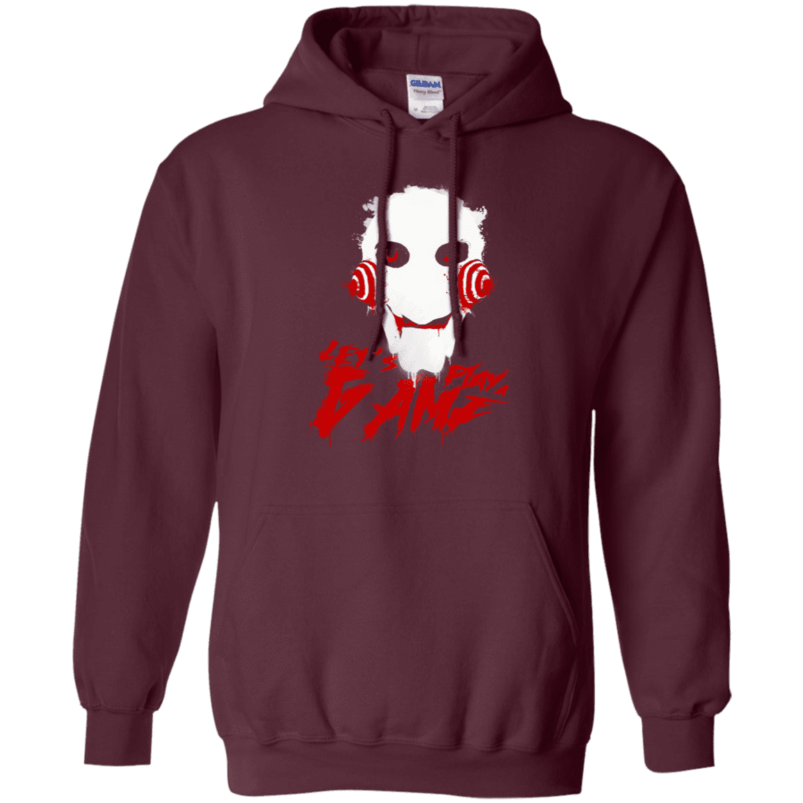 Sweatshirts Maroon / S Let's Play A Game Pullover Hoodie