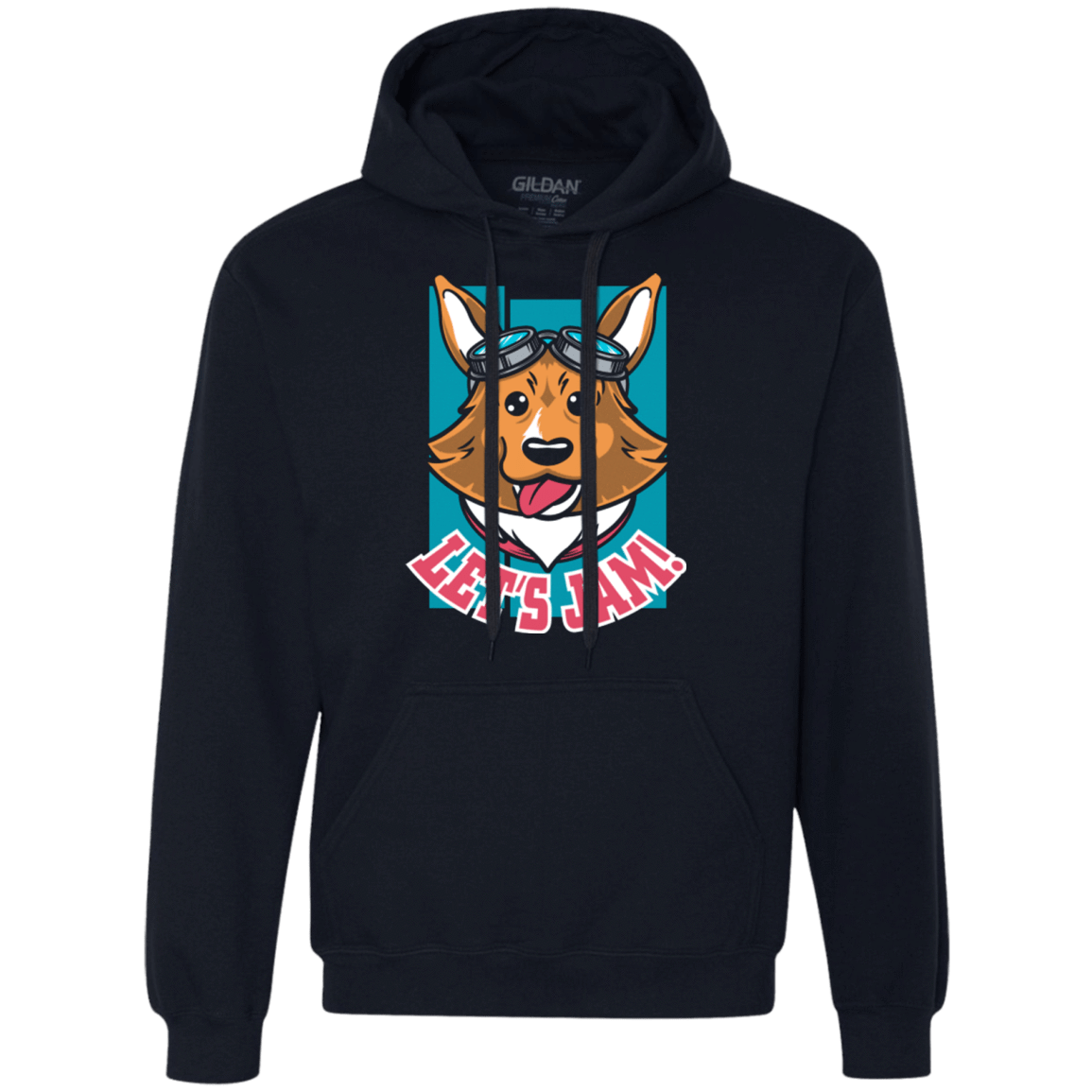 Sweatshirts Navy / Small Lets Jam (2) Premium Fleece Hoodie
