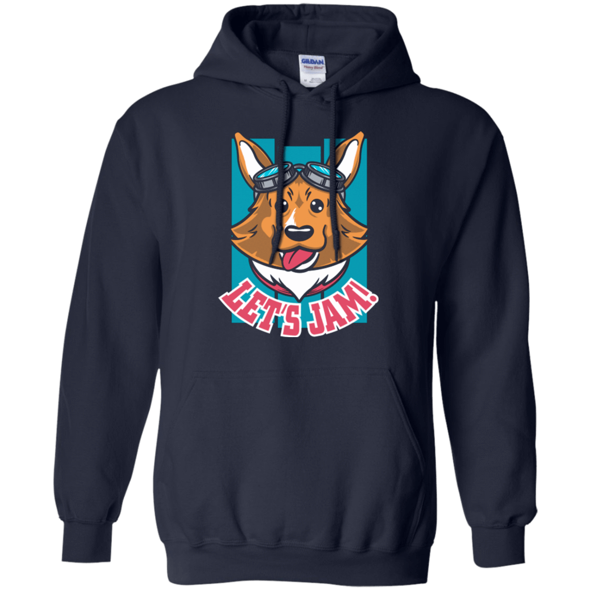 Sweatshirts Navy / Small Lets Jam (2) Pullover Hoodie