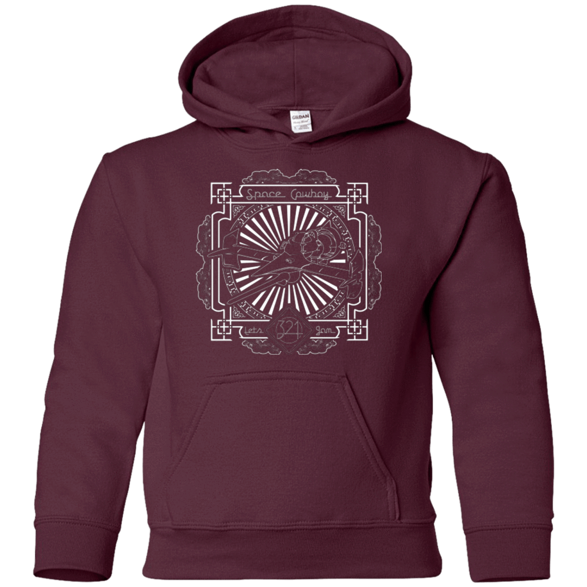 Sweatshirts Maroon / YS Lets Jam 2 Youth Hoodie