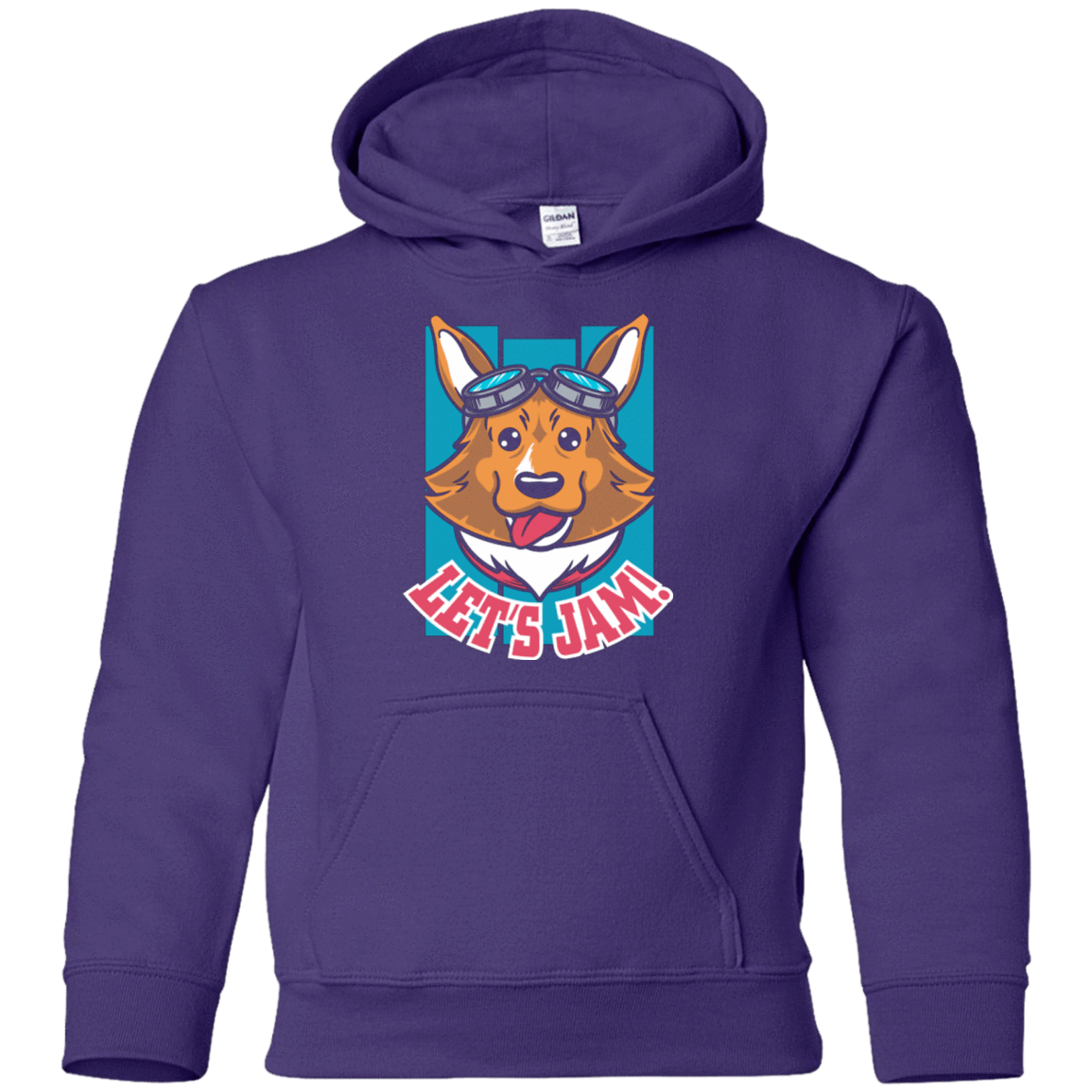 Sweatshirts Purple / YS Lets Jam (2) Youth Hoodie