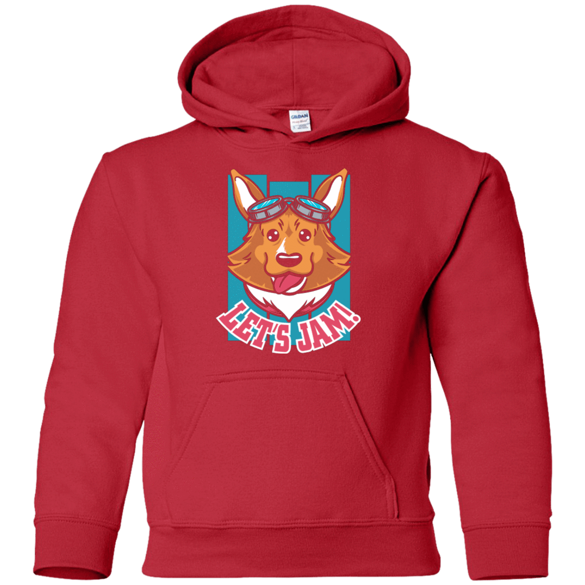 Sweatshirts Red / YS Lets Jam (2) Youth Hoodie