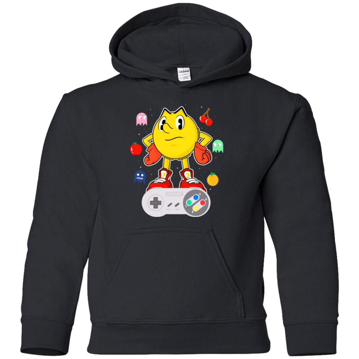 Sweatshirts Black / YS Lever Pac-Man Youth Hoodie