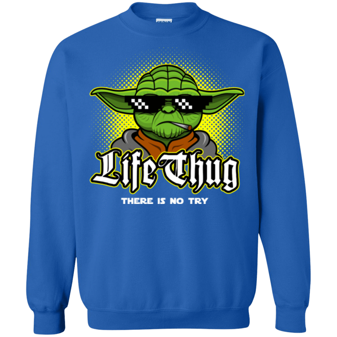 Sweatshirts Royal / Small Life thug Crewneck Sweatshirt