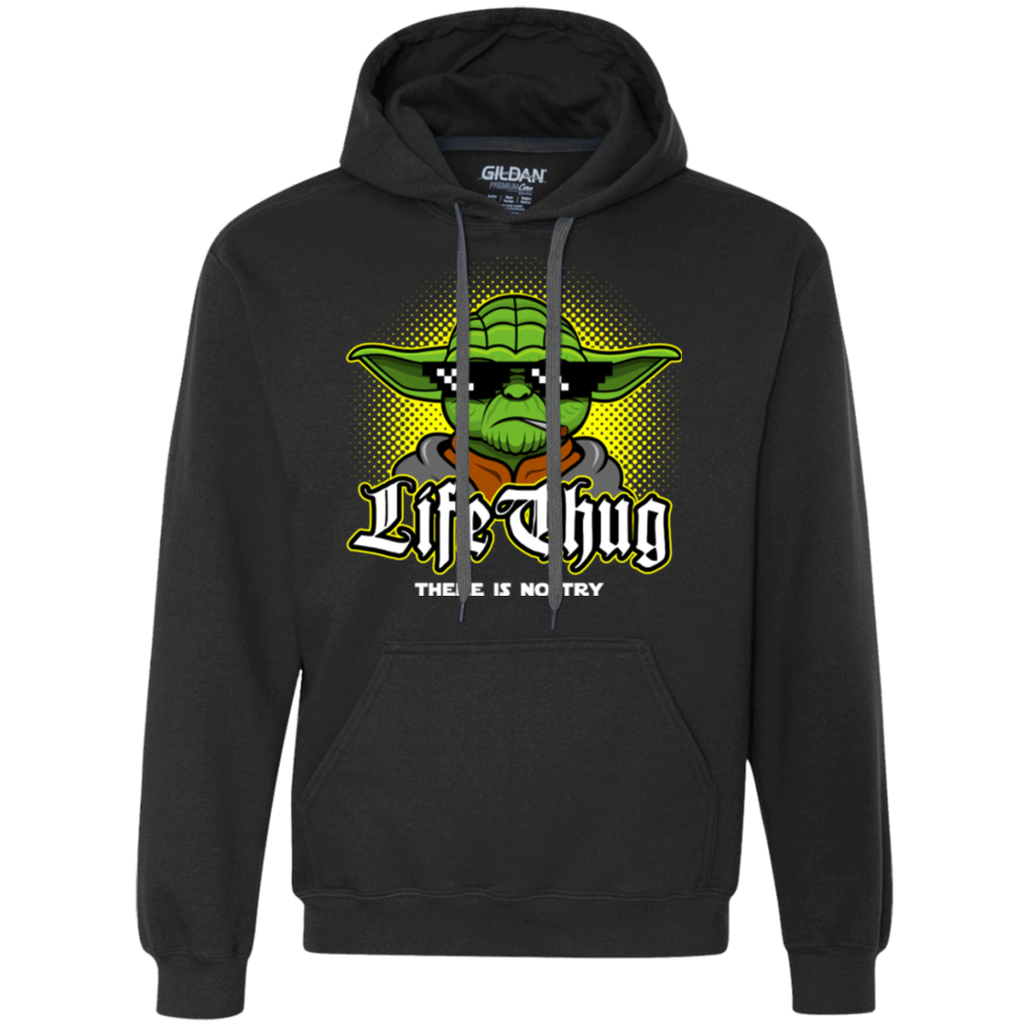 Sweatshirts Black / Small Life thug Premium Fleece Hoodie
