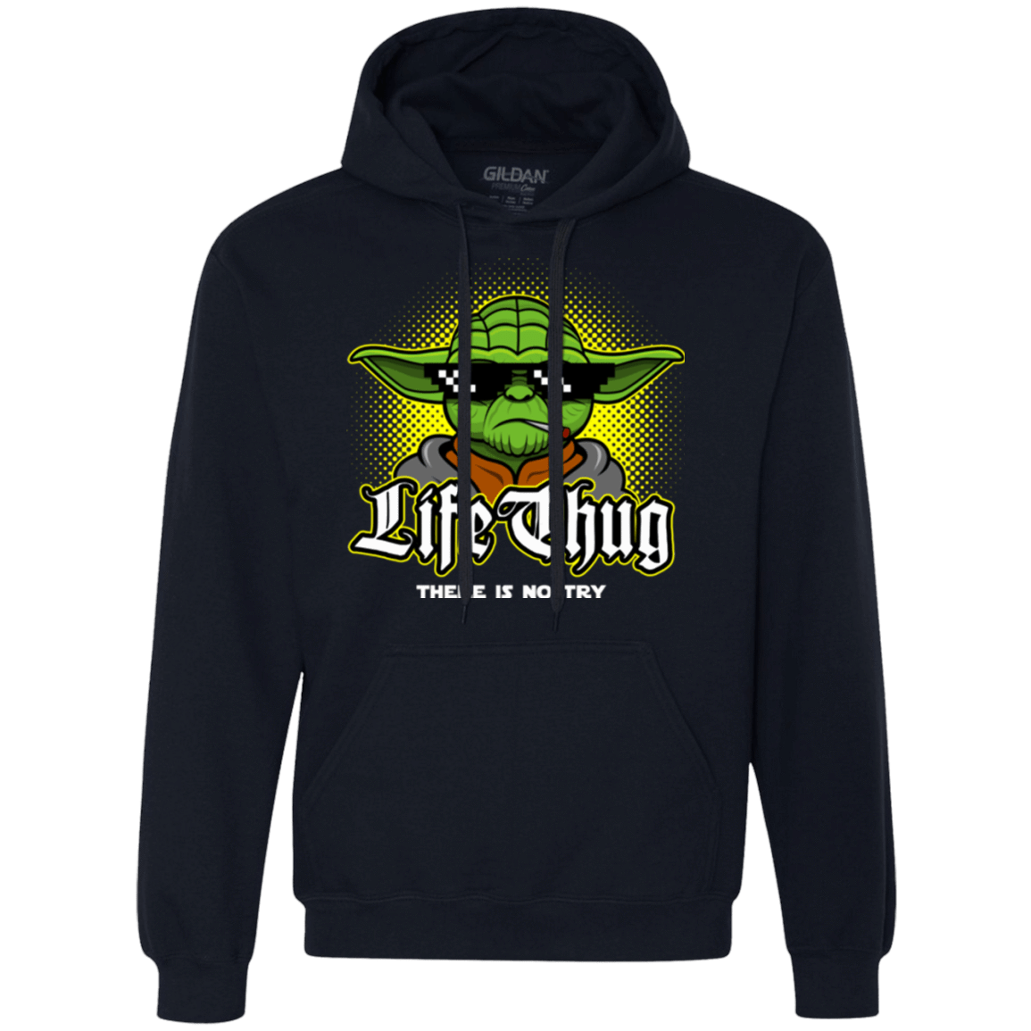 Sweatshirts Navy / Small Life thug Premium Fleece Hoodie