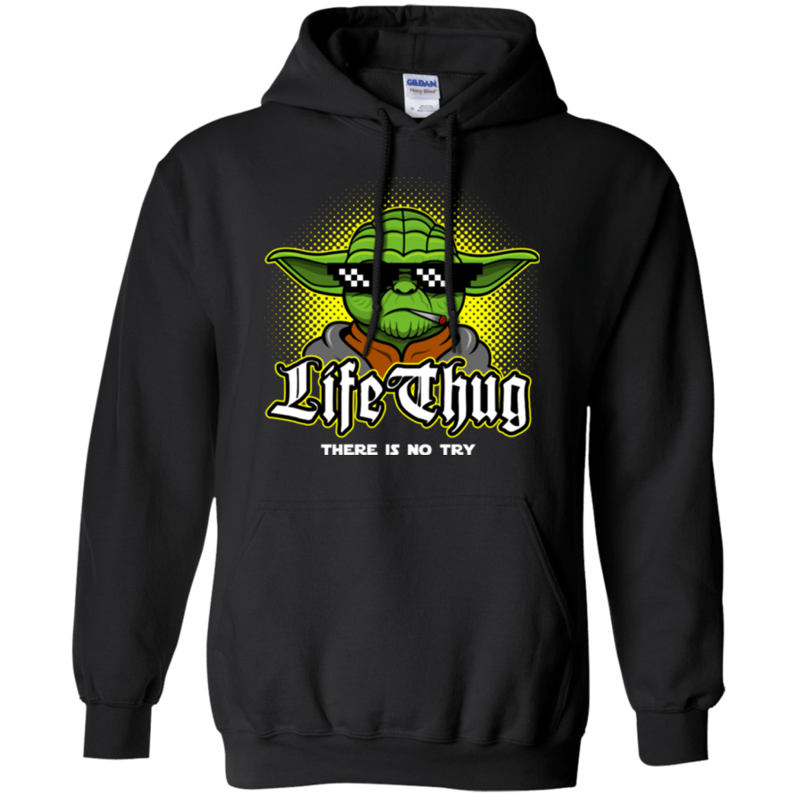 Sweatshirts Black / Small Life thug Pullover Hoodie