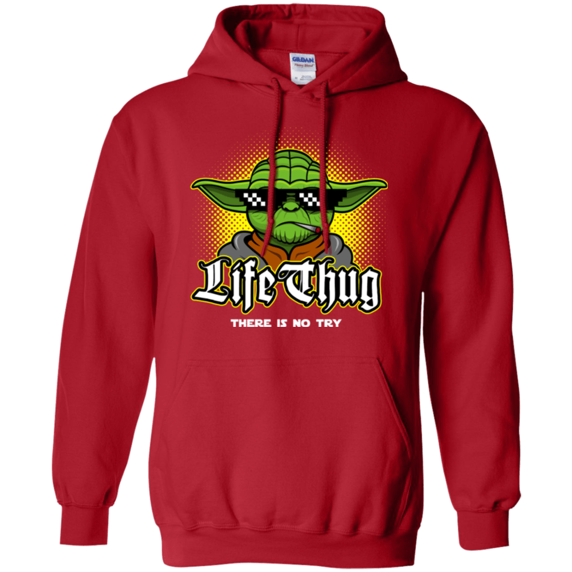 Sweatshirts Red / Small Life thug Pullover Hoodie
