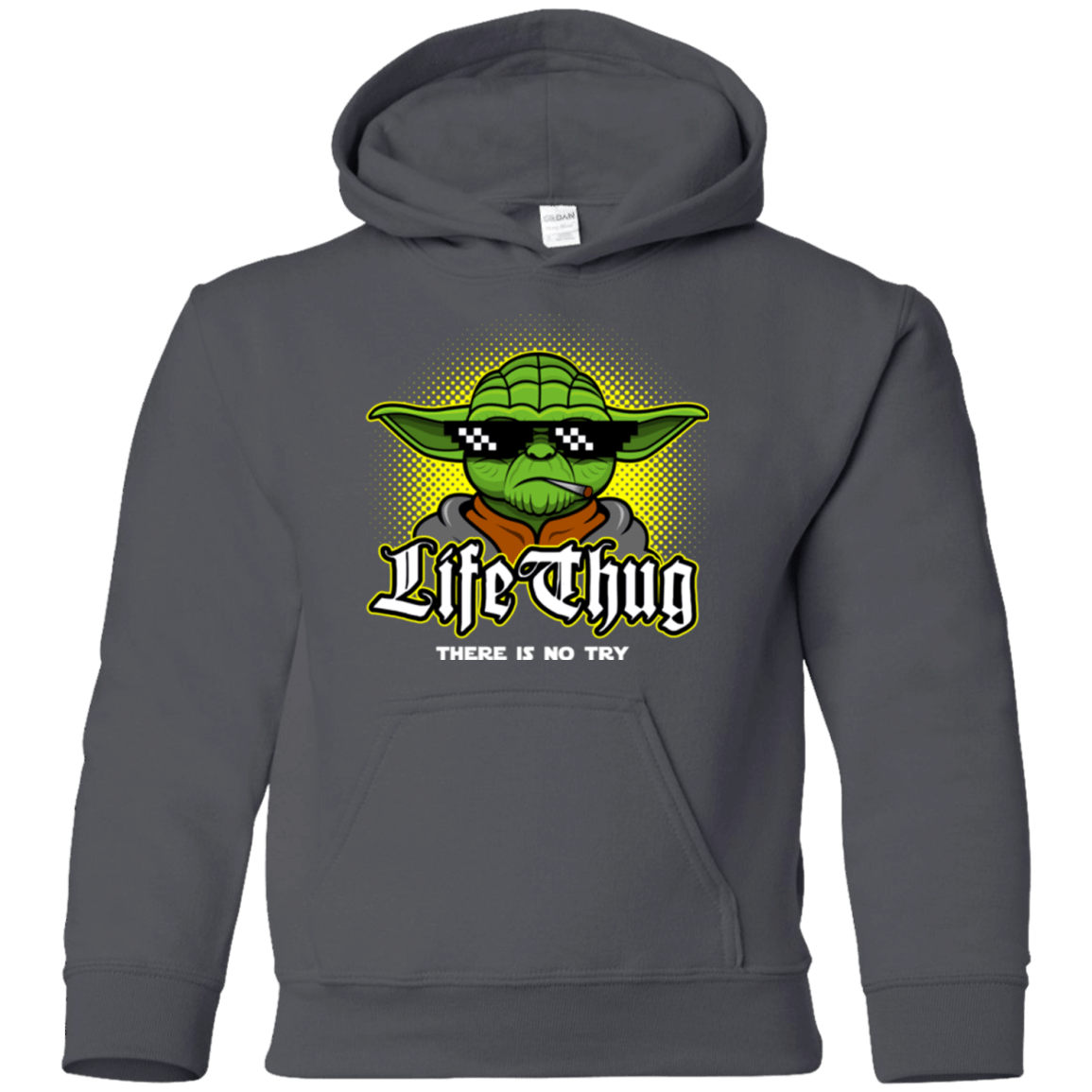 Sweatshirts Charcoal / YS Life thug Youth Hoodie