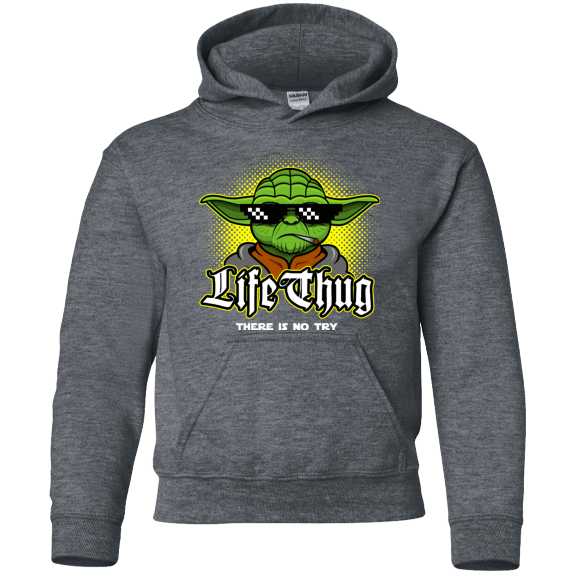 Sweatshirts Dark Heather / YS Life thug Youth Hoodie