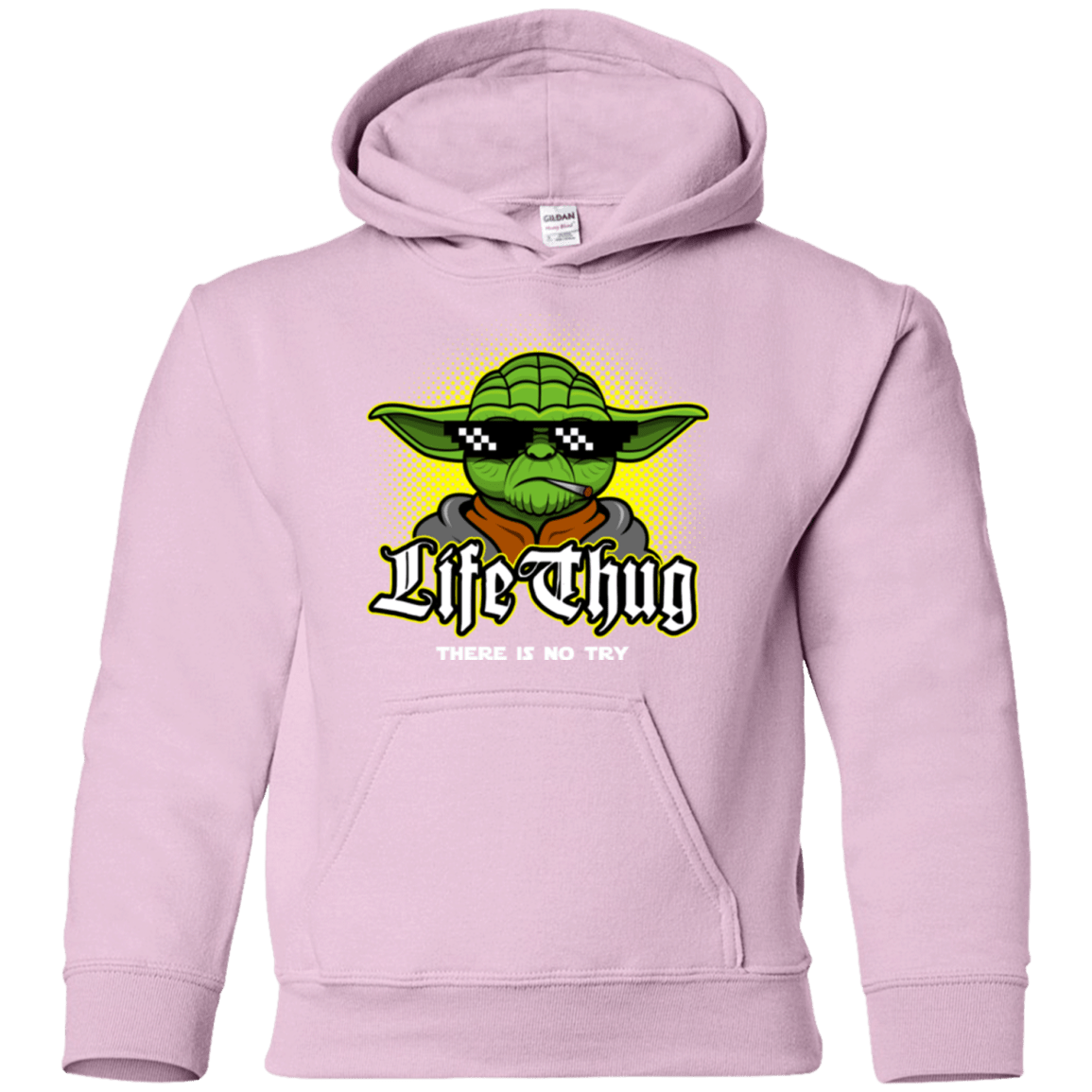 Sweatshirts Light Pink / YS Life thug Youth Hoodie