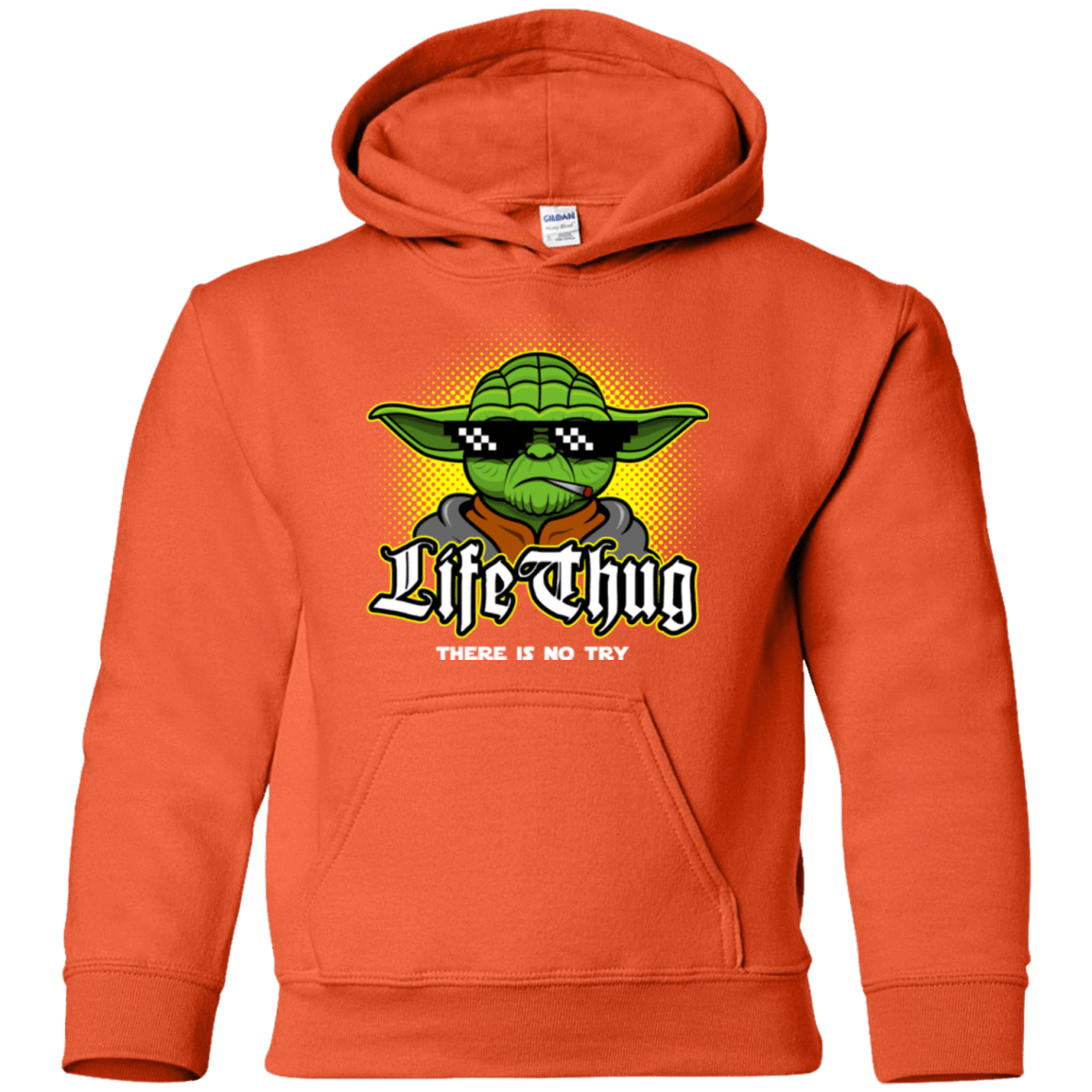 Sweatshirts Orange / YS Life thug Youth Hoodie
