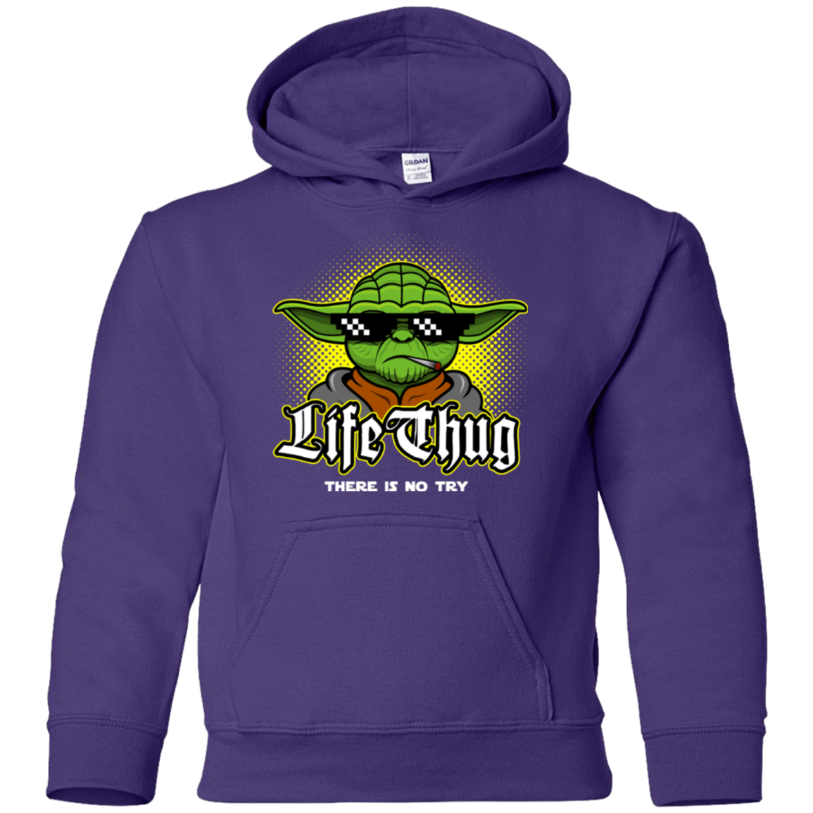 Sweatshirts Purple / YS Life thug Youth Hoodie