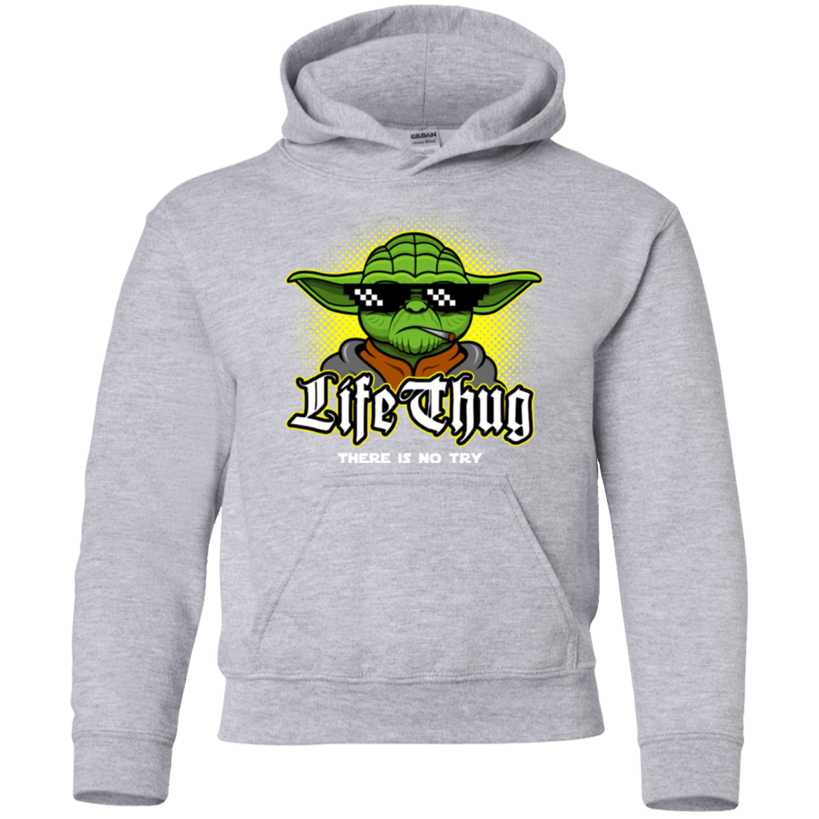 Sweatshirts Sport Grey / YS Life thug Youth Hoodie