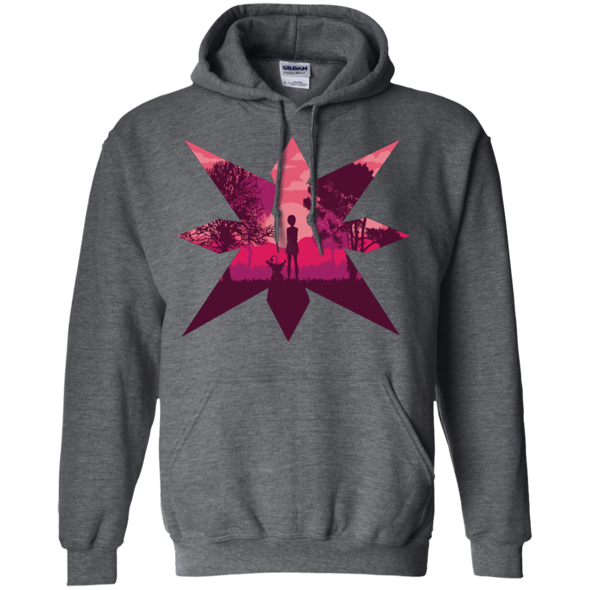 Sweatshirts Dark Heather / S Light Pullover Hoodie