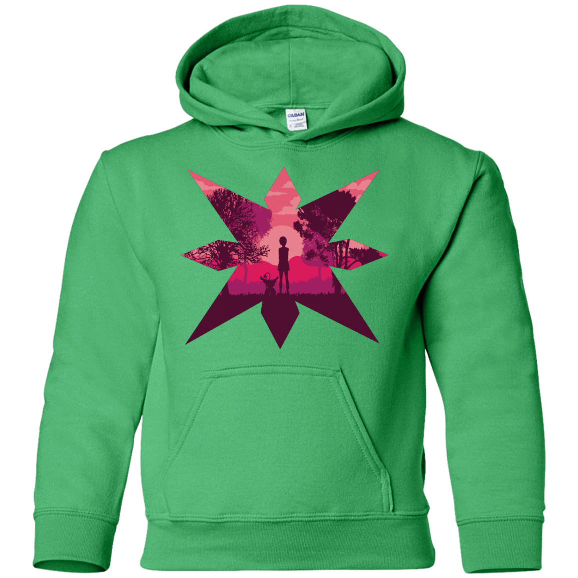 Sweatshirts Irish Green / YS Light Youth Hoodie