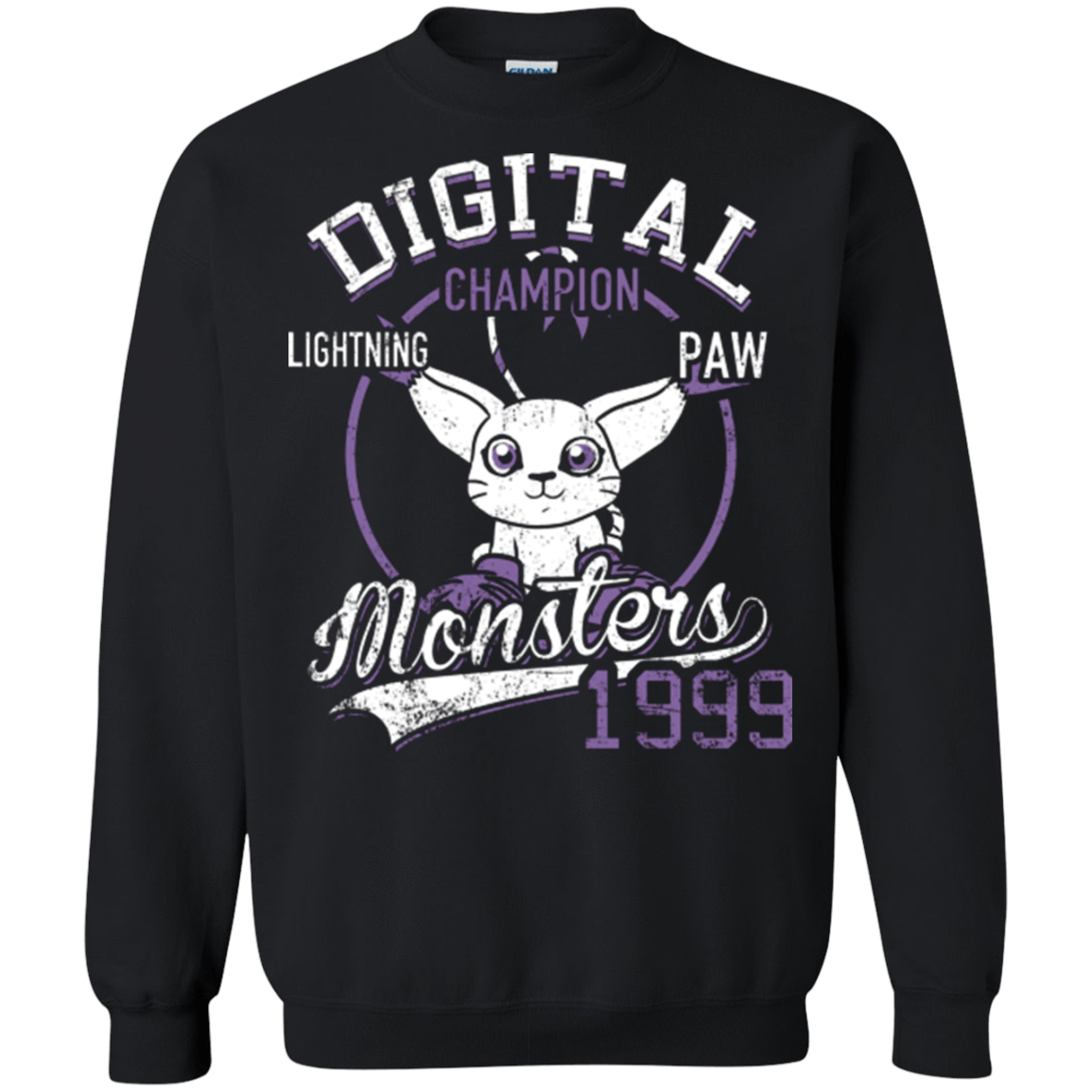 Sweatshirts Black / Small Lightning Paw Crewneck Sweatshirt