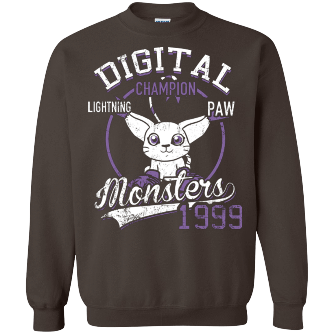 Sweatshirts Dark Chocolate / Small Lightning Paw Crewneck Sweatshirt