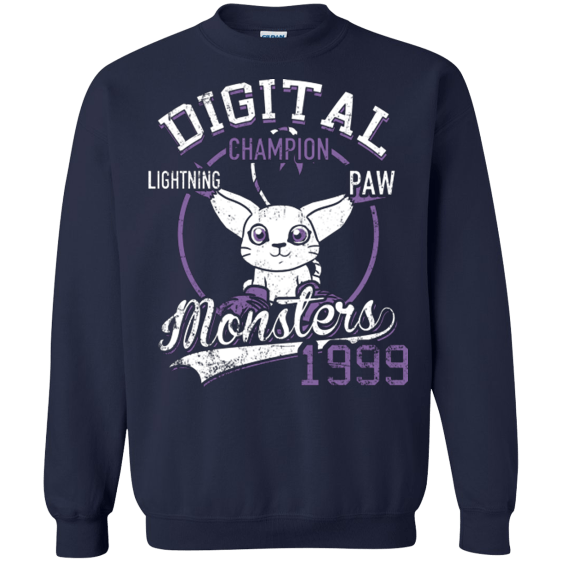 Sweatshirts Navy / Small Lightning Paw Crewneck Sweatshirt