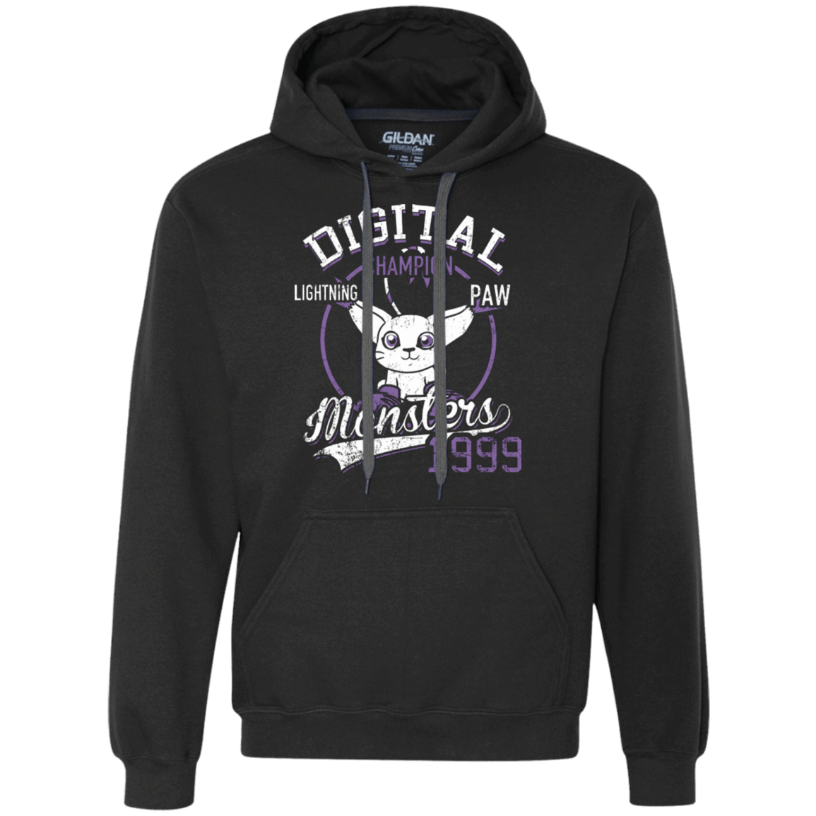 Sweatshirts Black / Small Lightning Paw Premium Fleece Hoodie