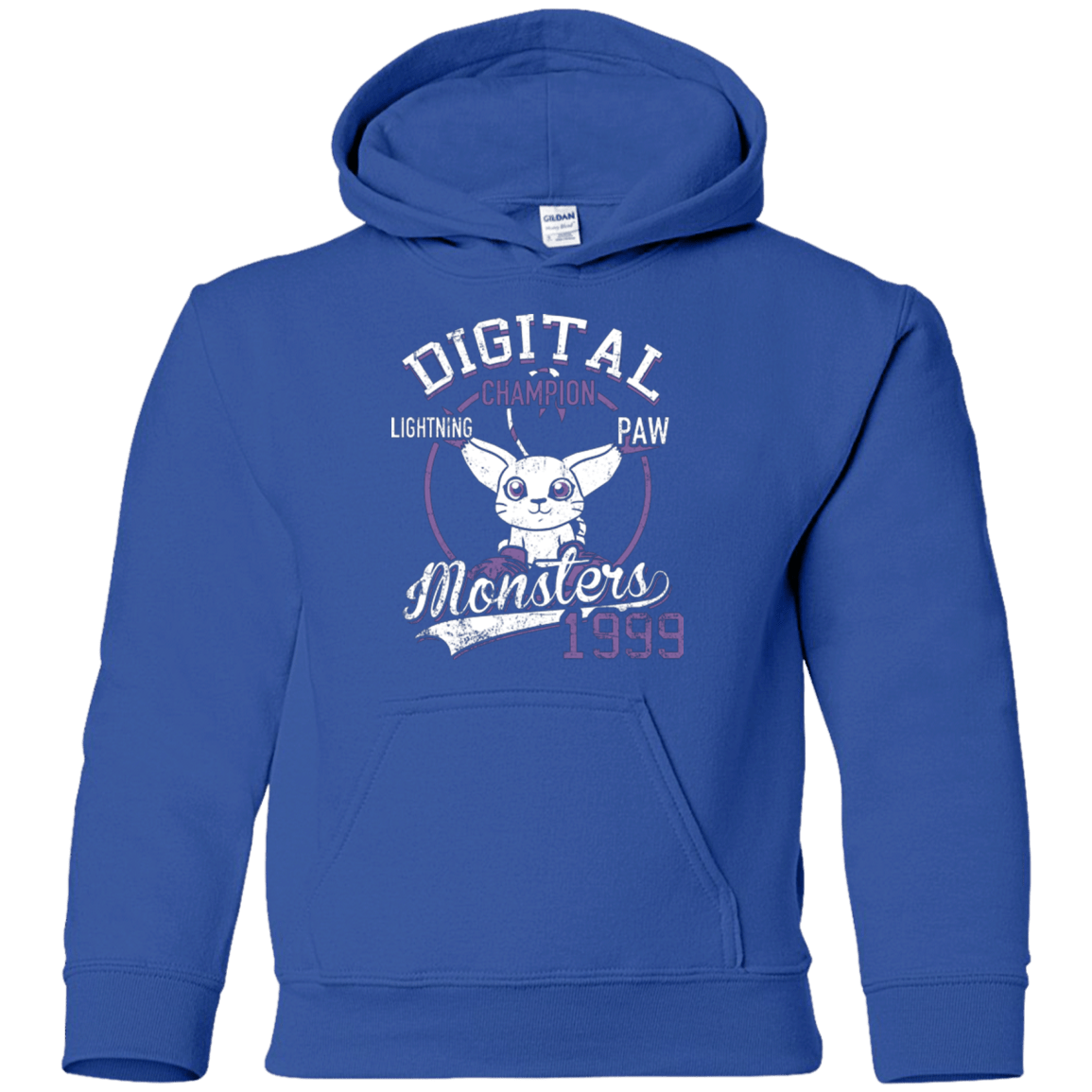Sweatshirts Royal / YS Lightning Paw Youth Hoodie
