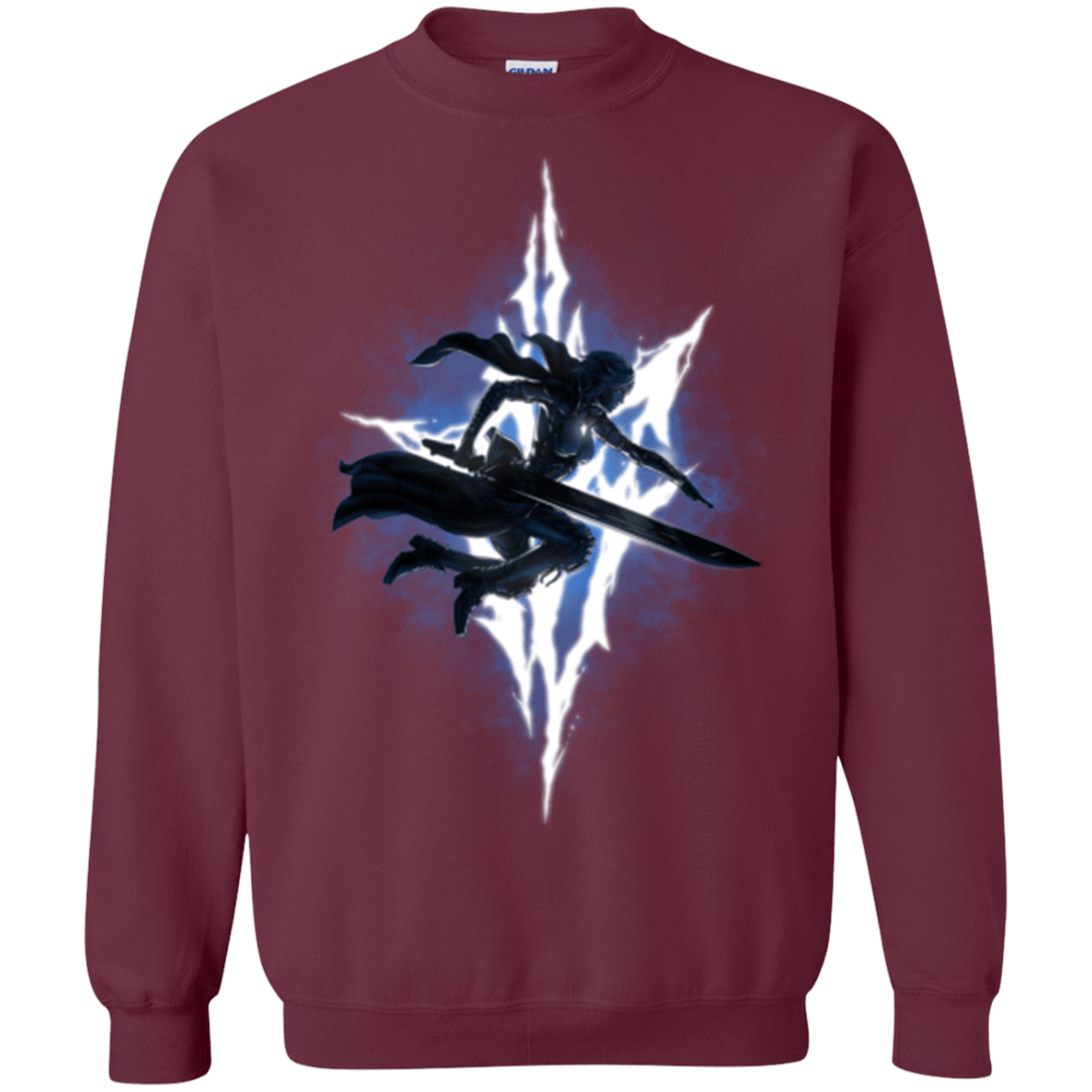 Sweatshirts Maroon / Small Lightning Returns Crewneck Sweatshirt