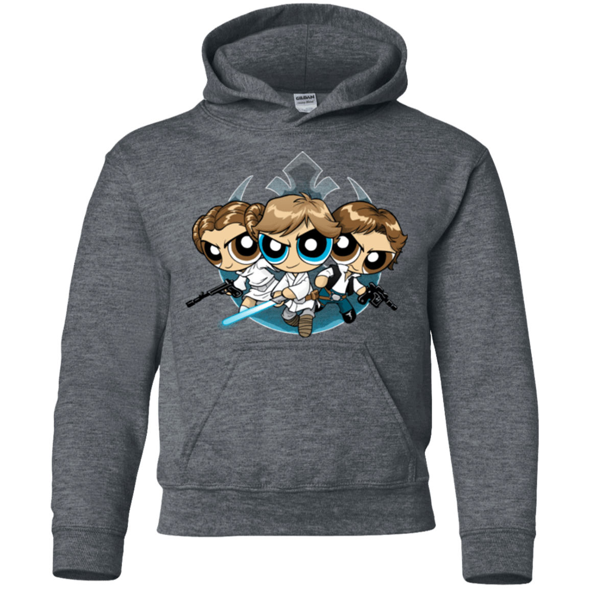 Sweatshirts Dark Heather / YS Lightside Youth Hoodie