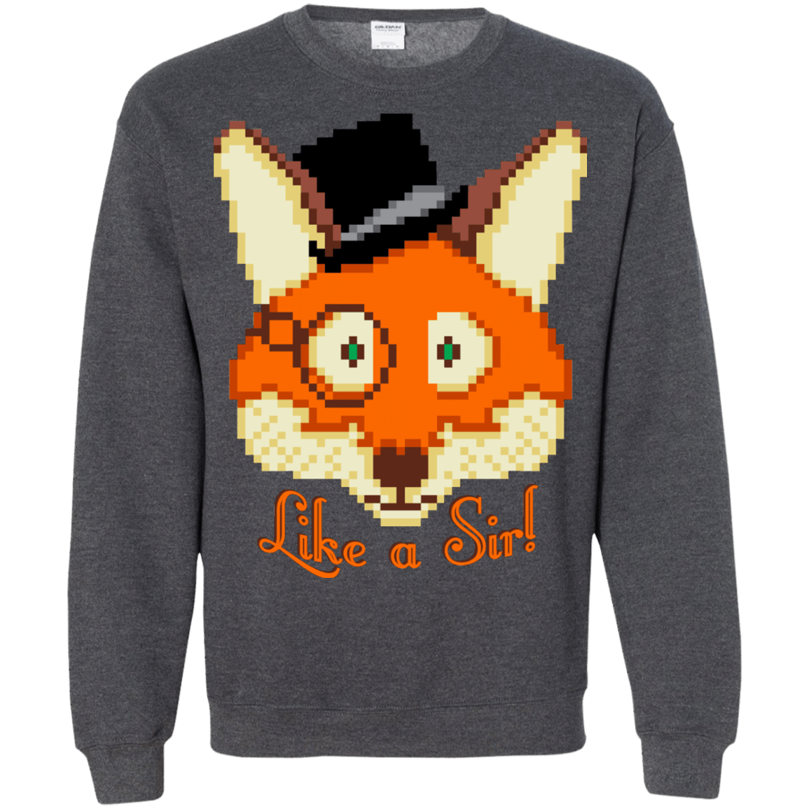 Sweatshirts Dark Heather / S Like A Sir Crewneck Sweatshirt